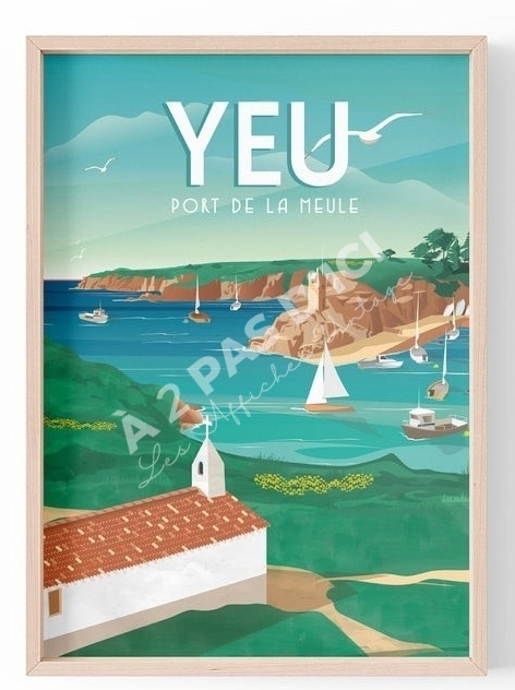 Ile d'Yeu - Port de la Meule -  Magnet