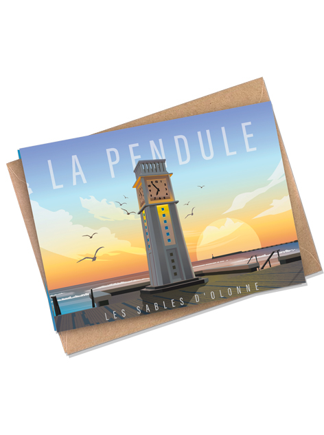 Les Sables d'Olonne - La pendule - Carte postale