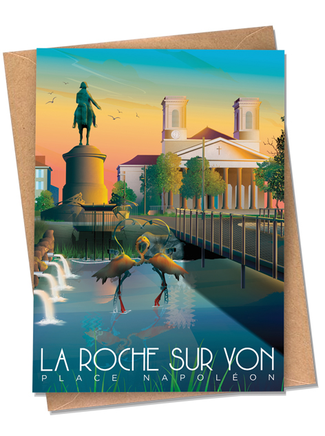 La Roche-Sur-Yon - Carte postale