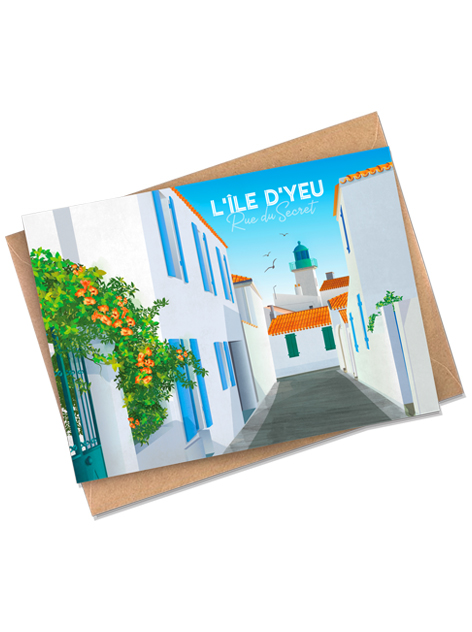 Ile d'Yeu - Rue du Secret - Carte Postale