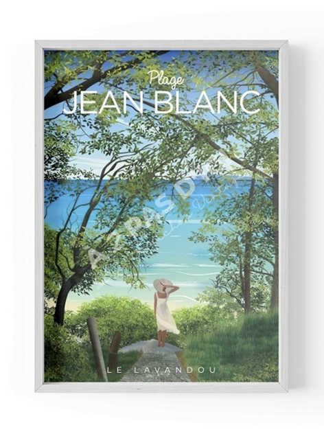 Le Lavandou - Plage Jean Blanc - Carte postale