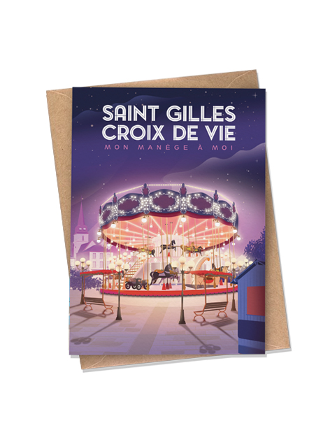 Saint-Gilles-Croix-de-Vie - Le Carrousel - Carte postale