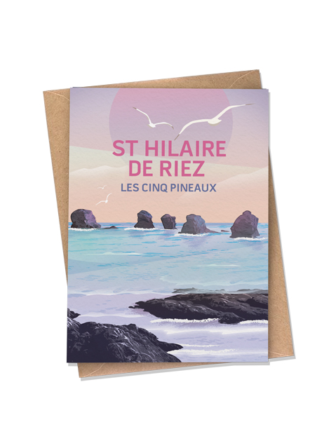 Saint-Hilaire-de-Riez - Les Cinq Pineaux -  carte postale