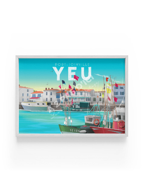 Ile d'Yeu - Port Jonville - Le Port - Carte postale