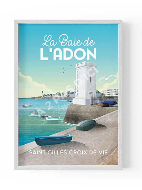 Saint-Gilles-Croix-de-vie - La tour de l Adon - Carte postale