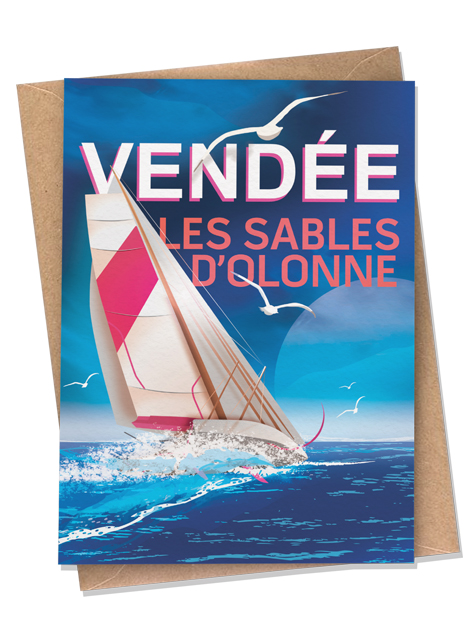 Les Sables d'Olonne - Vendée Globe -    carte postale