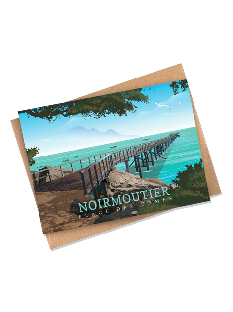 Noirmoutier - Plage des Dames -  carte postale
