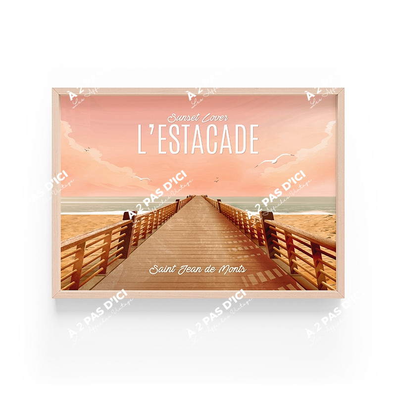Saint-Jean-de-Monts - Estacade - Sunset Lover - Magnet