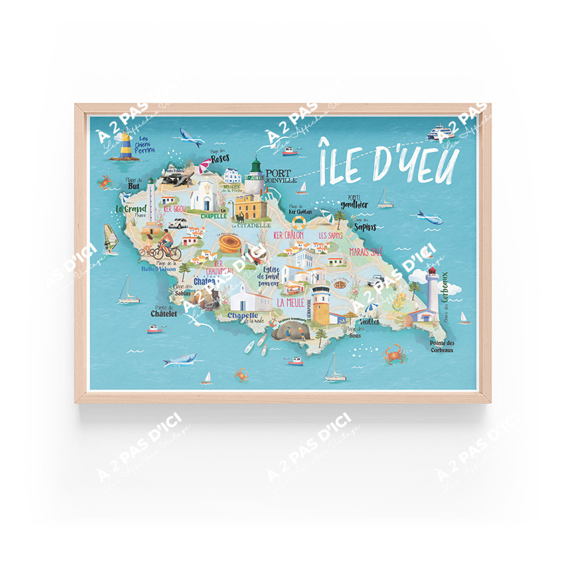 Ile d'Yeu - Carte  - Carte posltale