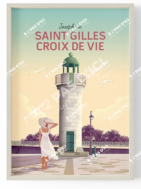 Saint-Gilles-Croix-de-Vie - La Tour Joséphine -  Magnet
