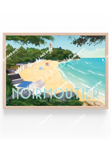 Noirmoutier - L'Anse rouge - Magnet