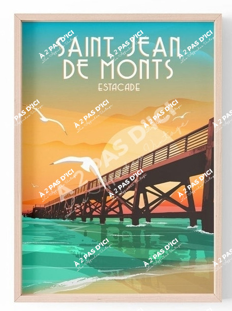 Saint-Jean-de-Monts - Estacade -  Magnet
