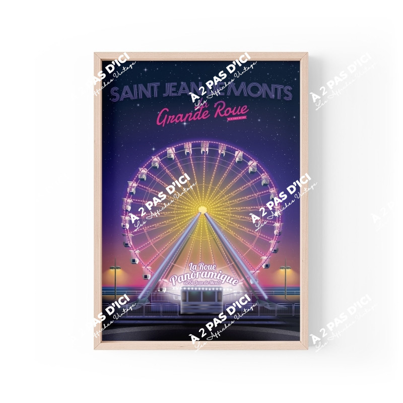 Saint-Jean-de-Monts - La grande Roue -  Magnet