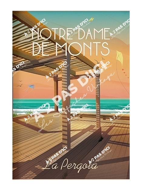 Notre Dame de Monts - Vintage - Magnet