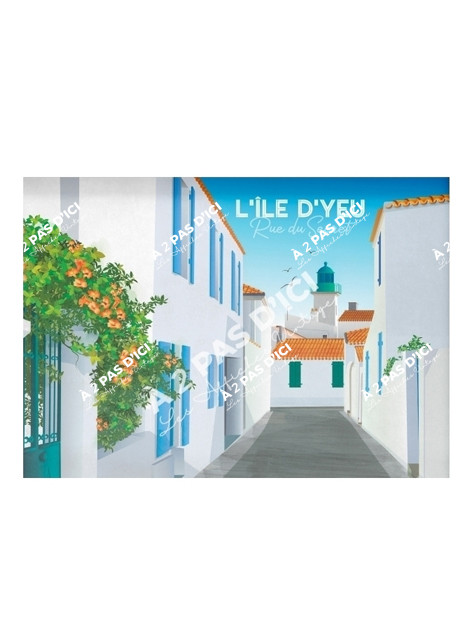 Ile d'Yeu - Rue du secret - Magnet