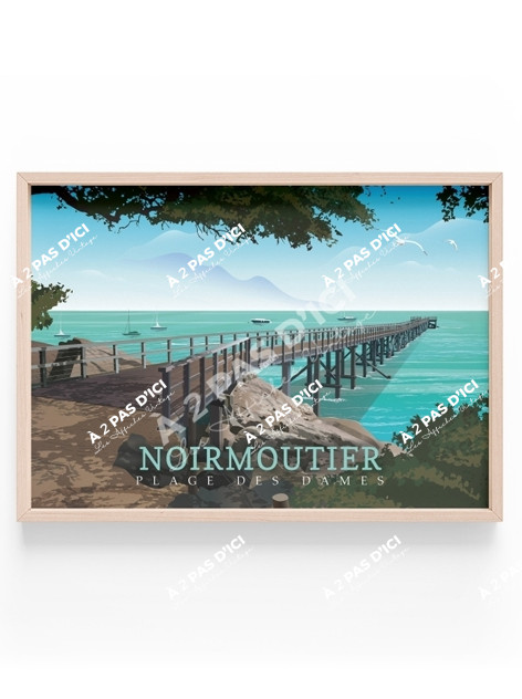 Noirmoutier - Plage des Dames -  Magnet