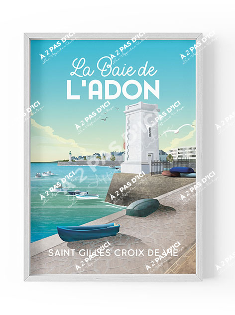 Saint-Gilles-Croix-de-vie - La tour de l Adon - Magnet