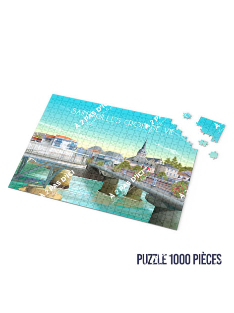 Saint-Gilles-Croix-de-vie  1000 pieces -  Puzzle