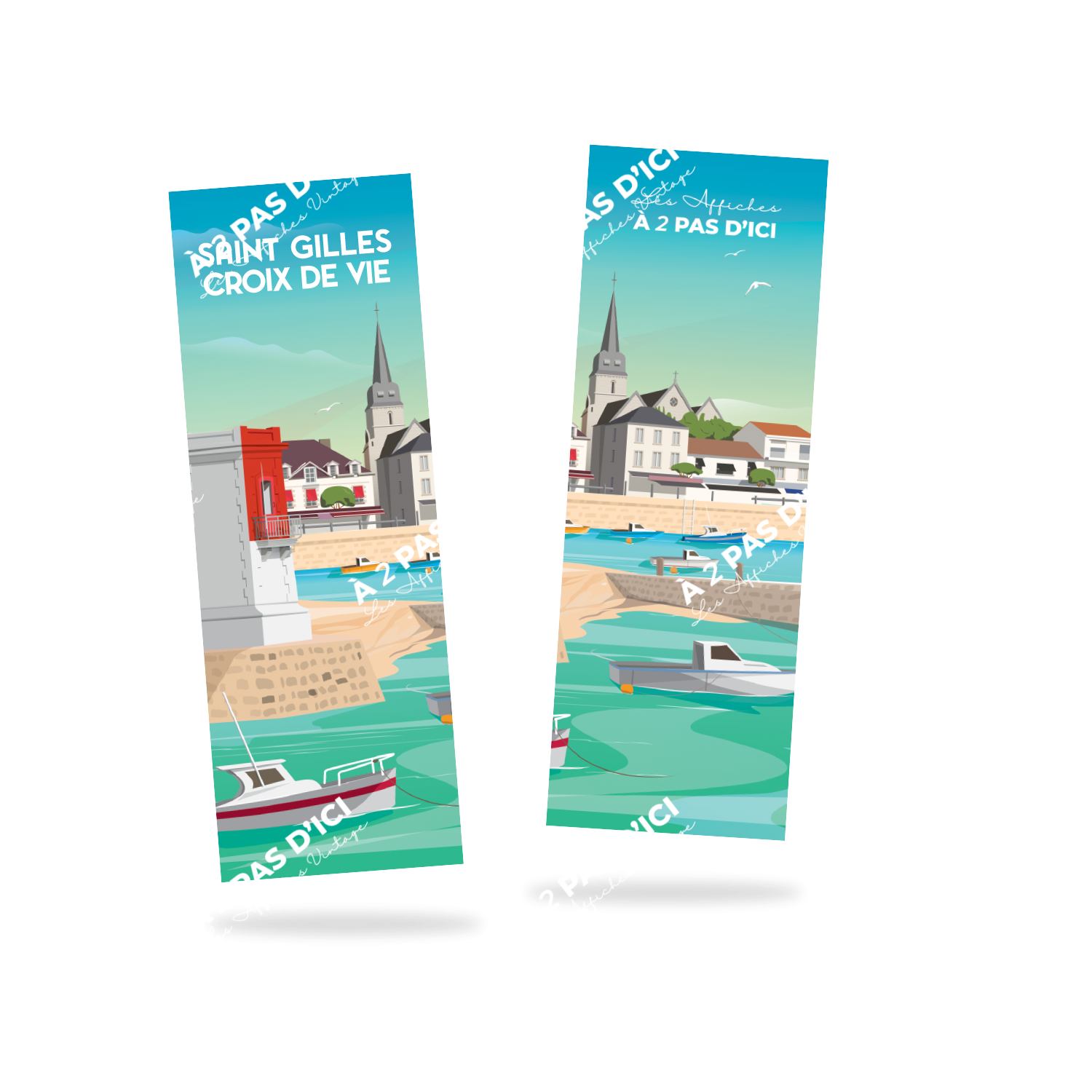 Saint-Gilles-Croix-de-Vie - Le Port - Marque-pages