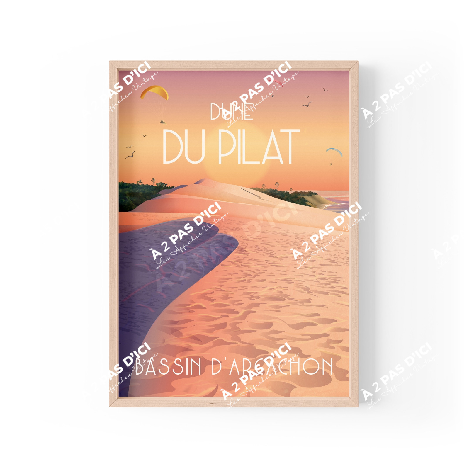 Affiche - Gironde - La dune du pilat