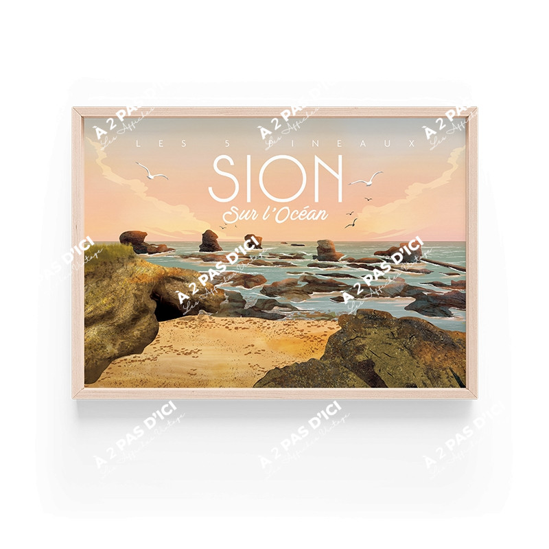 Sion-sur-l'ocean - Carte postale