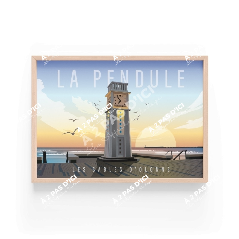 Les Sables d'Olonne - La pendule - Magnets