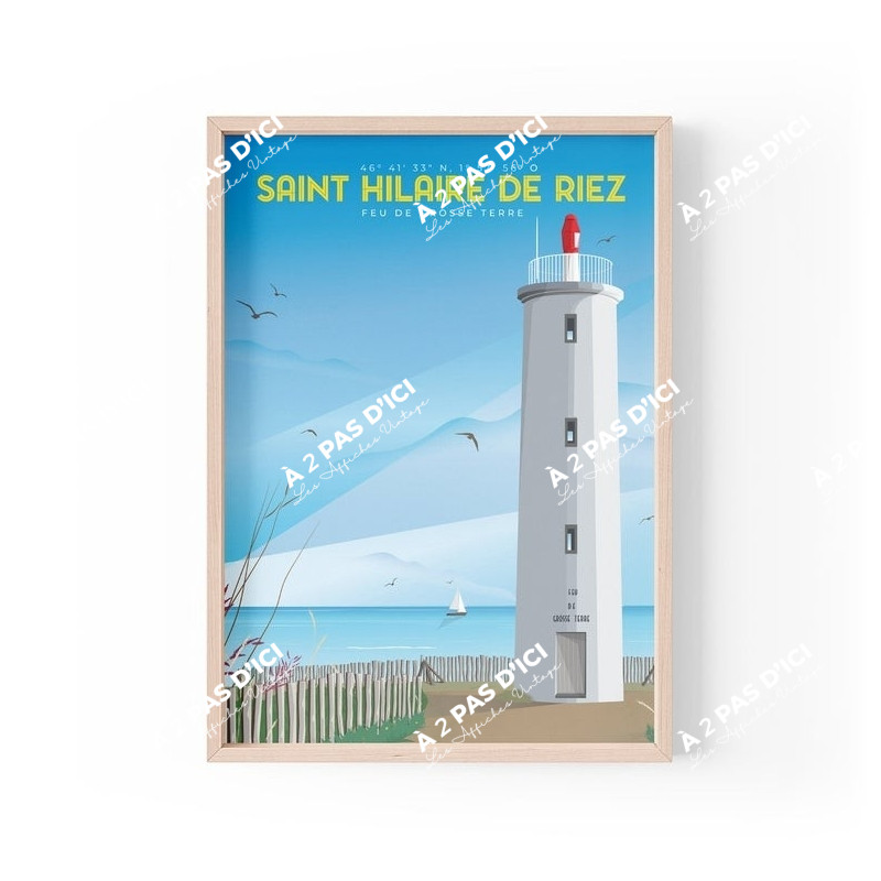 Affiche - Saint-Hilaire-de-Riez - Feu de Grosse Terre