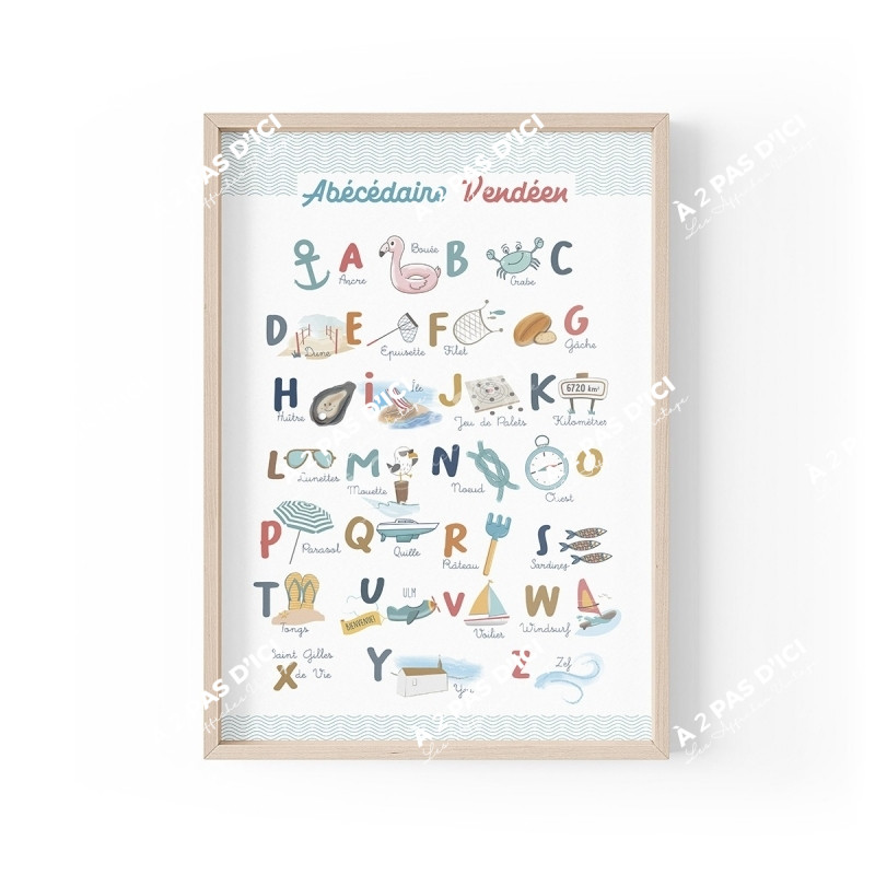 Affiche - ABCDaire Vendéen - A3