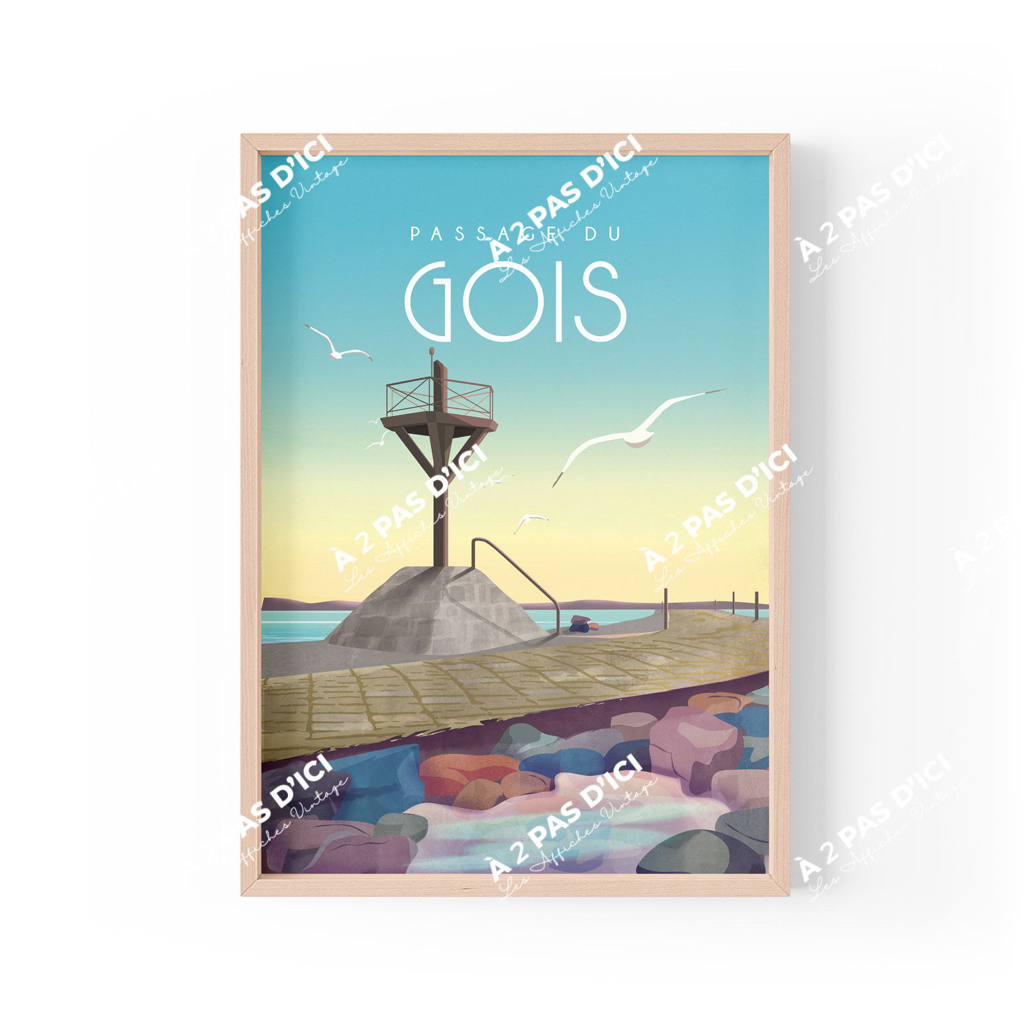 Affiche - Noirmoutier - Le Gois