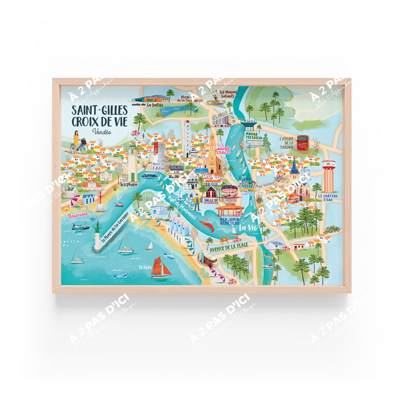 Saint-Gilles-Croix-de-vie - Carte - Carte postale
