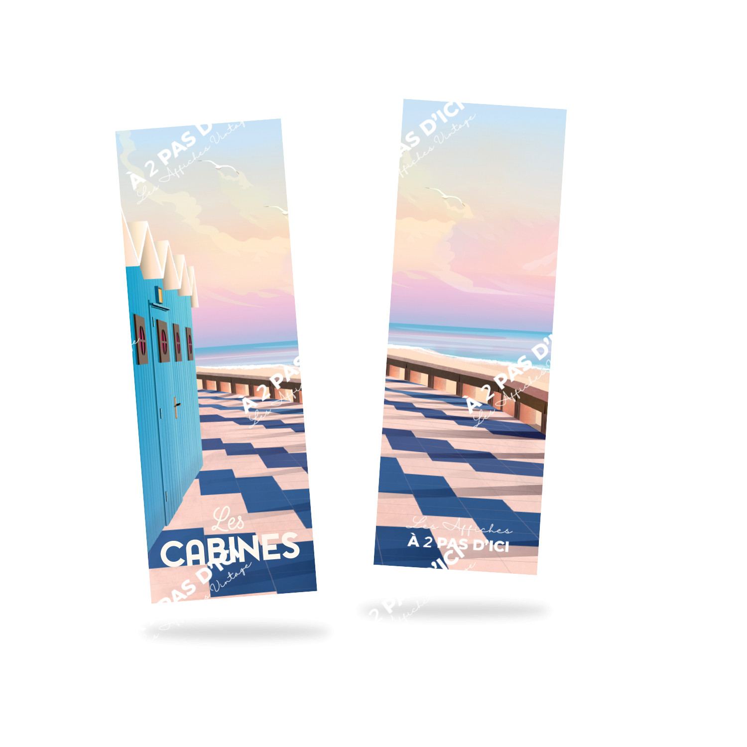 Saint-Gilles-Croix-de-Vie -  Les cabines - Marque-pages